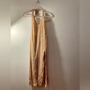 Plaid Halter Sundress